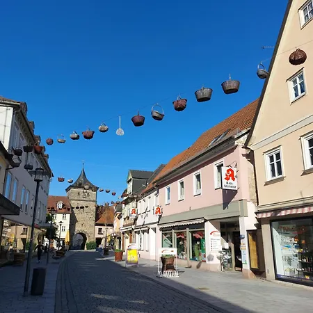 Апартаменты Haus Am Stadtschloss 3 Kueche Bad Лихтенфельс