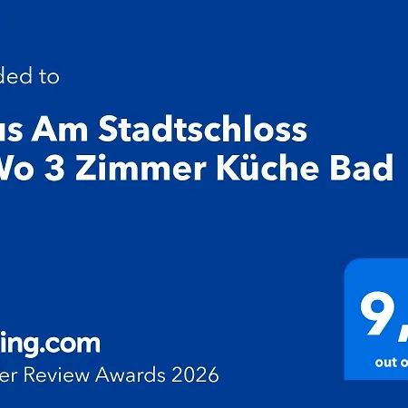 Haus Am Stadtschloss 3 Kueche Bad Lejlighed